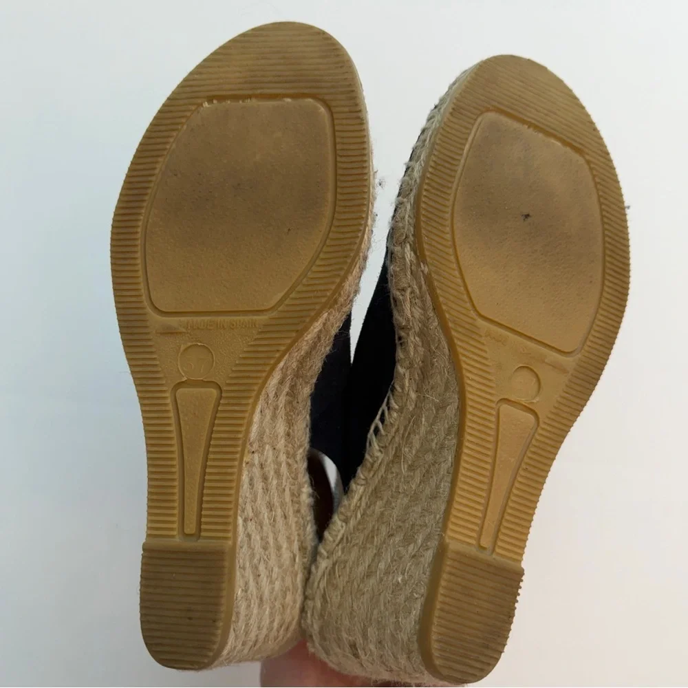 275 Central Navy Suede Wedges, Size 36/7 - Picture 6 of 8